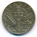 Italy, 10 чентезимо (1940 г.)