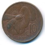 Italy, 10 чентезимо (1937 г.)