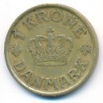 Denmark, 1 krone, 1925