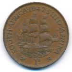 South Africa, 1 penny, 1942