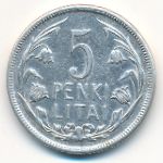 Литва, 5 лит (1925 г.)