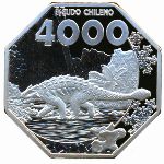 Chilean Antarctic Territory., 4000 escudos, 2024