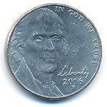 USA, 5 cents, 2016