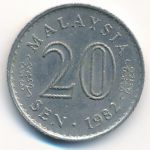 Малайзия, 20 сен (1982 г.)