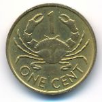 Seychelles, 1 cent, 1982