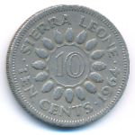 Sierra Leone, 10 cents, 1964