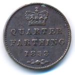 Great Britain, 1/4 farting, 1853