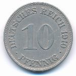 Германия, 10 пфеннигов (1910 г.)