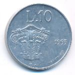 San Marino, 10 lire, 1993