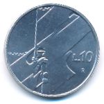 San Marino, 10 lire, 1990