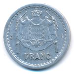 Monaco, 1 franc, 1943