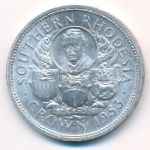 Southern Rhodesia, 1 crown, 1953