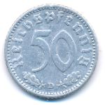 Nazi Germany, 50 reichspfennig, 1940