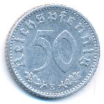 Nazi Germany, 50 reichspfennig, 1942