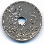 Belgium, 5 centimes, 1902