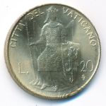 Vatican City, 20 lire, 1979