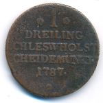 Schleswig-Holstein, 1 dreiling, 1787