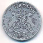 Sweden, 2 kronor, 1897