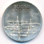 Finland, 10 markkaa, 1967