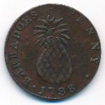 Barbados, 1 penny, 1788