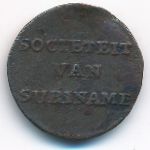 Suriname, 1 duit, 1764