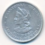 El Salvador, 1 peso, 1908