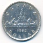 Canada, 1 dollar, 1935