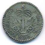 Haiti, 25 centimes, 1827