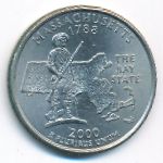 USA, Quarter dollar, 2000