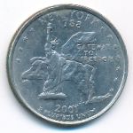 USA, Quarter dollar, 2001