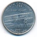 USA, Quarter dollar, 2001