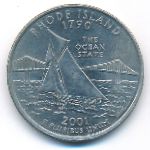 USA, Quarter dollar, 2001