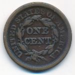 USA, 1 cent, 1852