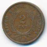 USA, 2 cents, 1864