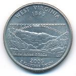 USA, Quarter dollar, 2005