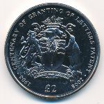 British Antarctic Territory, 2 pounds, 2008