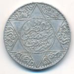 Morocco, 1/2 rial, 1912