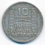 France, 10 francs, 1934