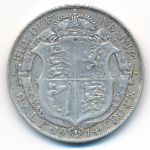 Great Britain, 1/2 crown, 1914