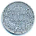 Austria, 1 corona, 1893