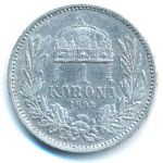 Austria, 1 corona, 1893