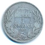 Austria, 1 corona, 1895