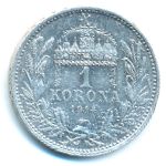 Austria, 1 corona, 1914