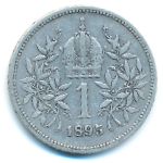 Austria, 1 corona, 1895