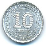 Malaya, 10 cents, 1939