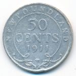 Newfoundland, 50 cents, 1911