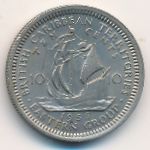 East Caribbean States, 10 cents, 1955