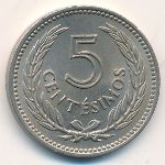 Uruguay, 5 centesimos, 1953