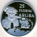 Аруба, 25 флоринов (1999 г.)