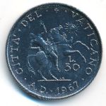Ватикан, 50 лир (1967 г.)